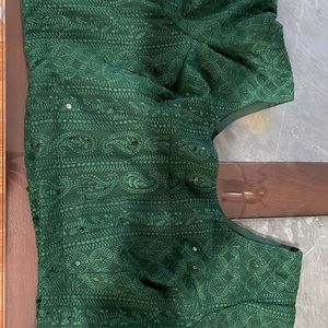 Chikankari blouse